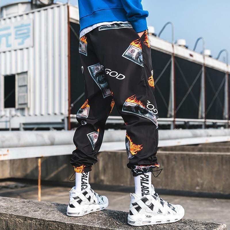 Flame Money Joggers by White Market