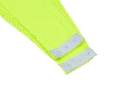 Ribbed Neon Bodysuit by White Market