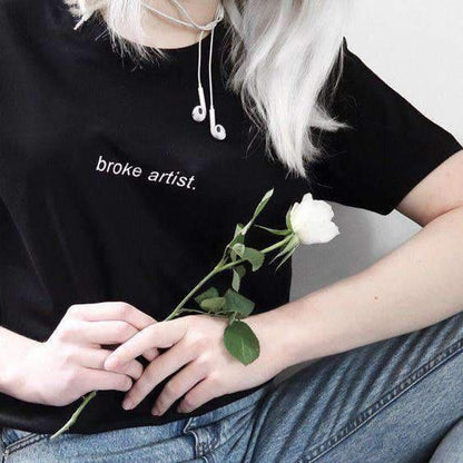 "Broke Artist" Tee by White Market