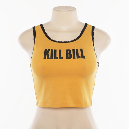 "Kill Bill" Crop Top by White Market