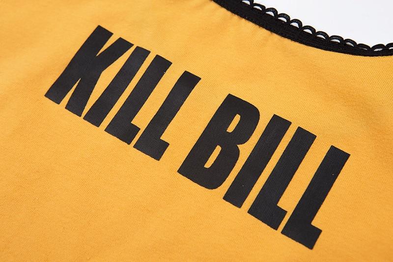 "Kill Bill" Crop Top by White Market