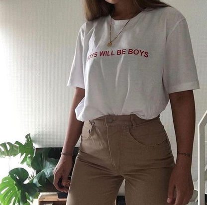 Boys Will Be Boys Tee by White Market