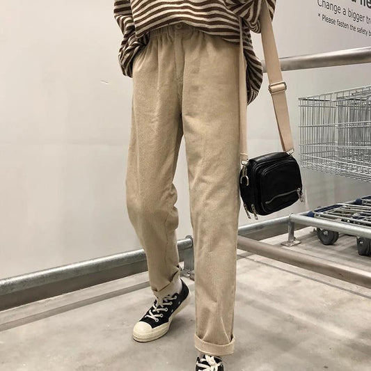 Vintage Unisex Corduroy Trousers by White Market