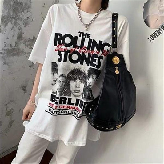 The Stones Vintage Oversized Tee by White Market