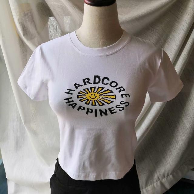 Hardcore Happiness Tee by White Market