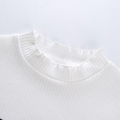 Anime Eyes Ribbed Top by White Market