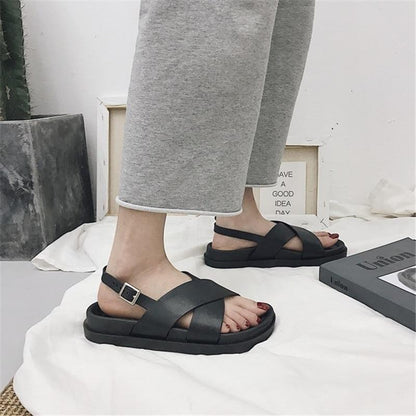 Classic Platform Sandals by White Market