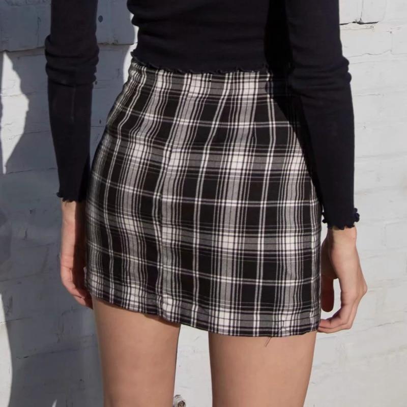 Skrrtt Skrrttt Plaid Mini Skirt by White Market