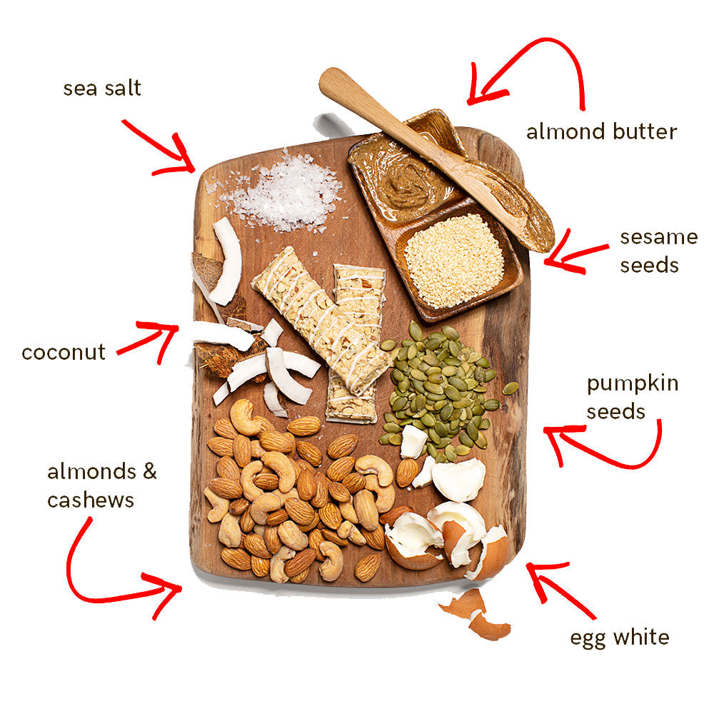 Salted Almond Butter Protein Bars by Caveman Foods