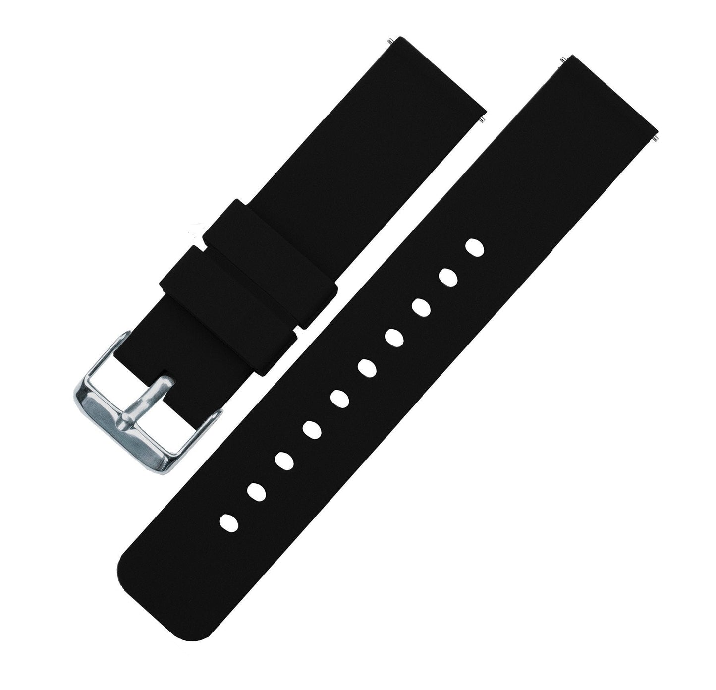 Samsung Galaxy Watch | Silicone | Black by Barton Watch Bands