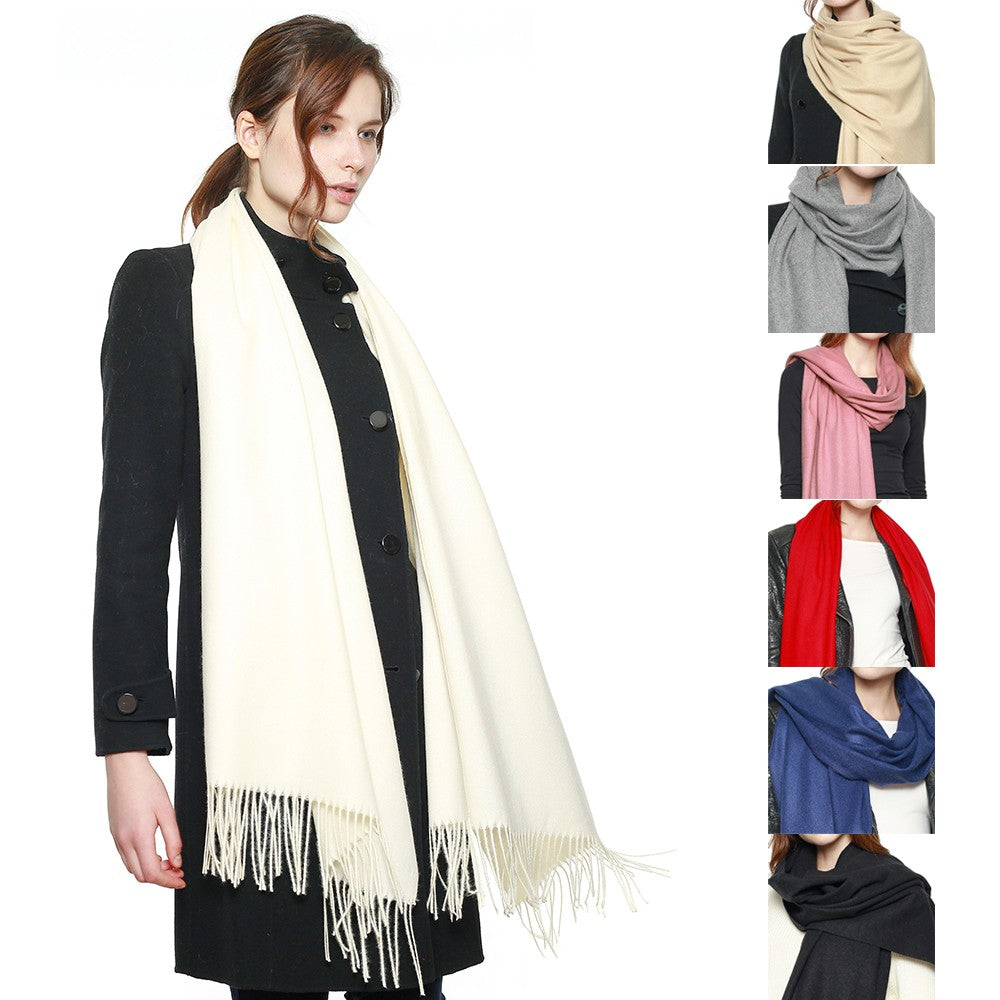 Privilege Pashmina Shawls With Fringe Benefits by VistaShops