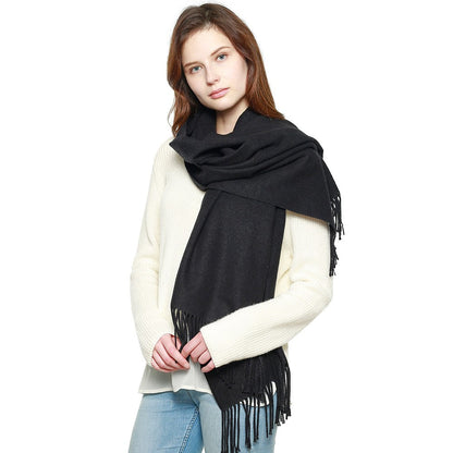 Privilege Pashmina Shawls With Fringe Benefits by VistaShops