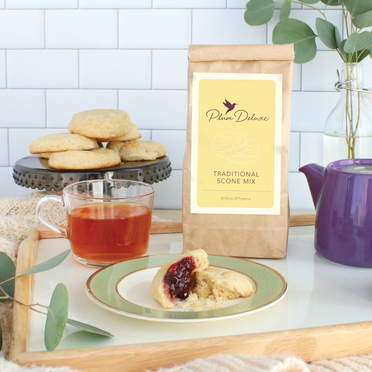 Plum Deluxe Handmade Scone Mix by Plum Deluxe Tea