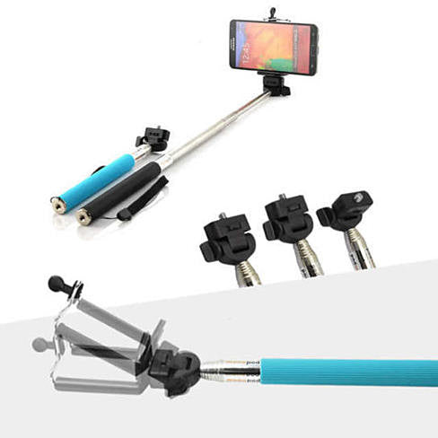 Selfi Monopod Telescopic Stick with Bluetooth & Zoom controls by VistaShops