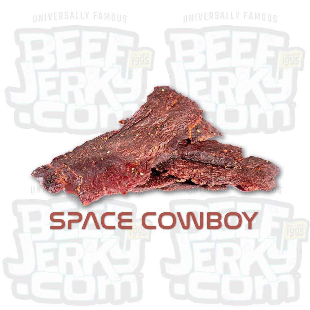 Space Cowboy, Slow Smoke & Pepper, Gourmet Beef Jerky (8oz bag) by BeefJerky.com