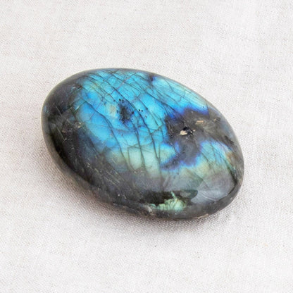 Labradorite Blue Flame Palm Stone by Tiny Rituals