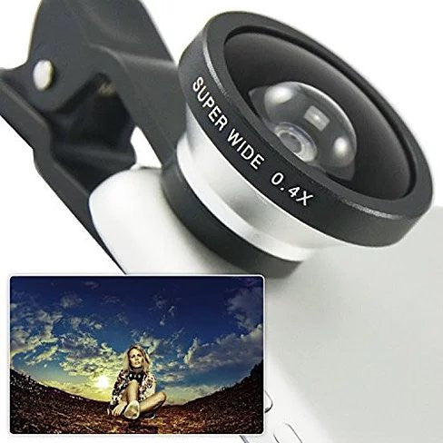SUPER WIDE Clip and Snap Lens for iPhone and any Smartphone by VistaShops