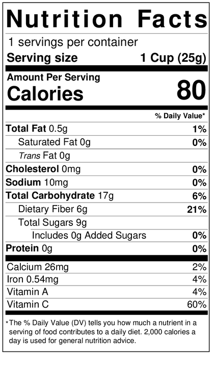 Freeze Dried Whole Cranberry Snack Pouch by The Rotten Fruit Box