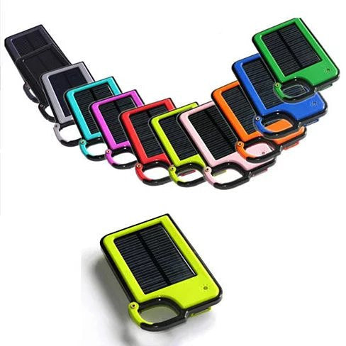 Clip-on Tag Along Solar Charger For Your Smartphone by VistaShops