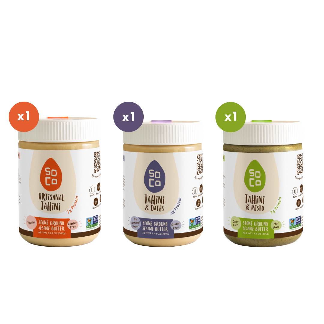 The Tahini Sampler by eatsoco