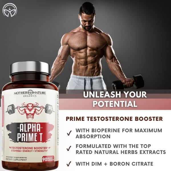 Testosterone Booster Capsules by Mother Nature Organics