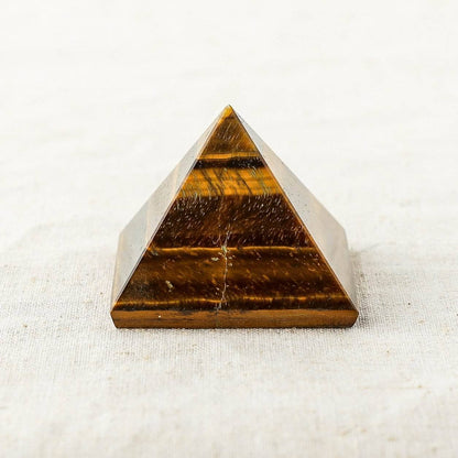 Tiger Eye Pyramid by Tiny Rituals