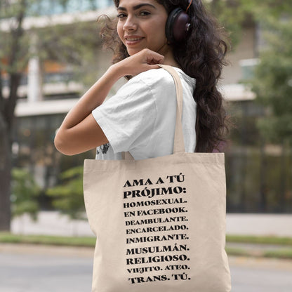 Ama A Tu Prójimo | Tote Bag by The Happy Givers
