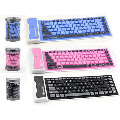 Type Out Of A Box With Flexible Silicone Bluetooth Keyboard by VistaShops