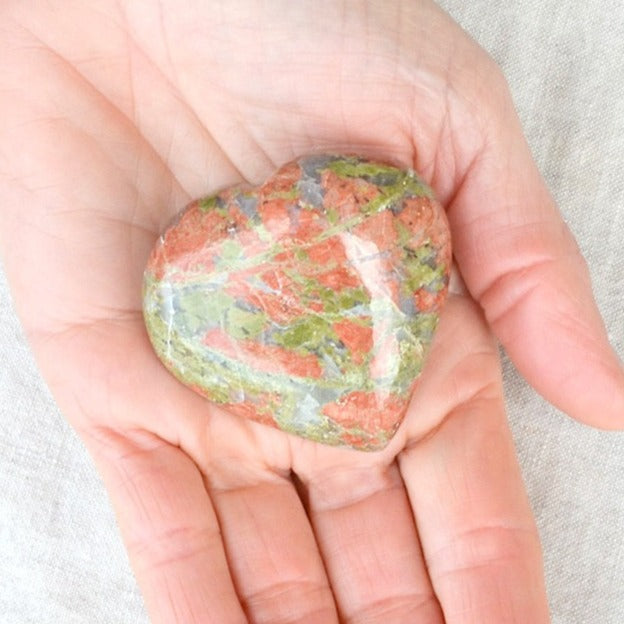 Unakite Heart by Tiny Rituals