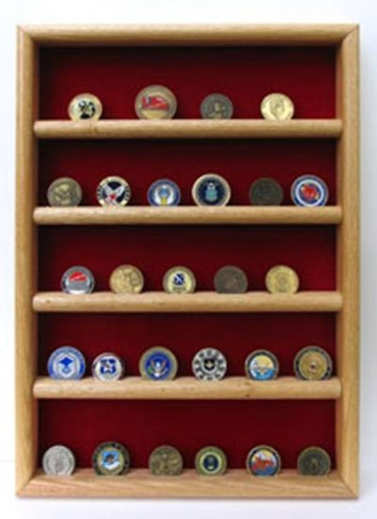 Wall Coin Display, Challenge coin wall display. by The Military Gift Store