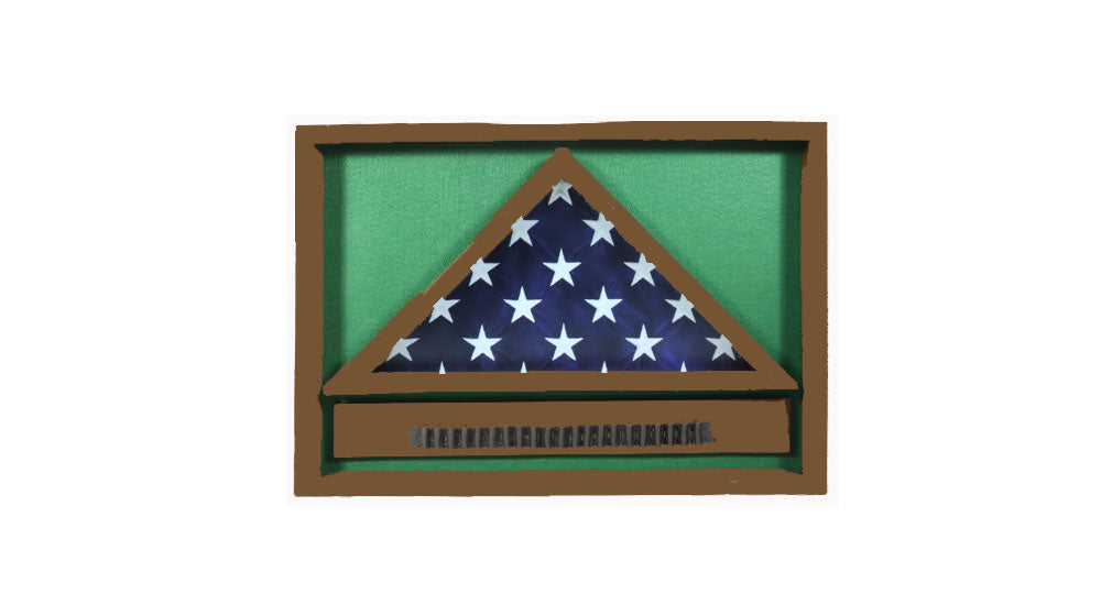 Police/Fire Retirement shadow box by The Military Gift Store