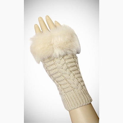 Pretty Warmers - Faux Fur Gloves for Winter by VistaShops