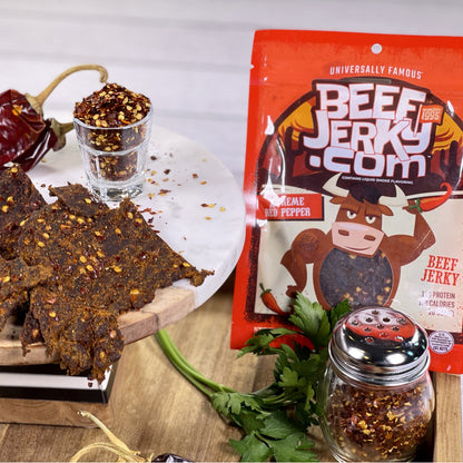 Xtreme Red Pepper Beef Jerky (3oz bag) by BeefJerky.com